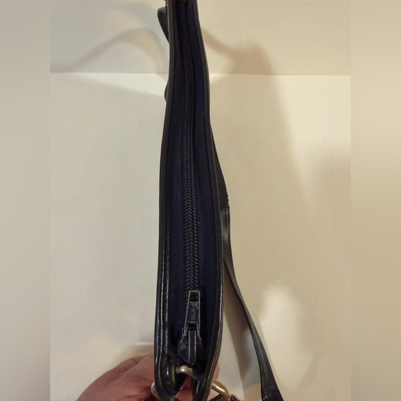 Dior Vintage Canvas Logo and Blue Leather Bag EUC Including 2 Pouches - Picture 10 of 15